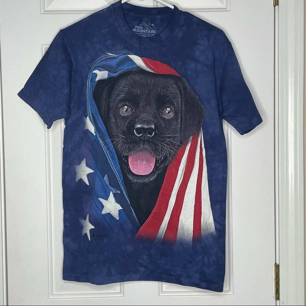 Patriotic Labrador Retriever Tee - Picture 1 of 3